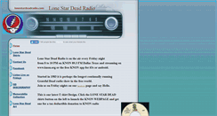 Desktop Screenshot of lonestardeadradio.com