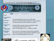 Tablet Screenshot of lonestardeadradio.com
